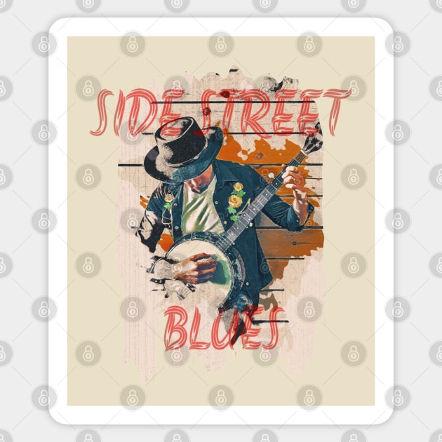 Side Street Blues Sticker by Lighttera